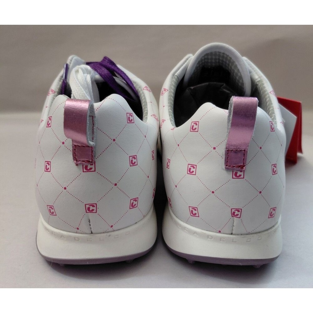 DUCA DEL COSMA Golf Shoes Women Size 9 Pink/Purple/Glitter - Picture 4 of 12